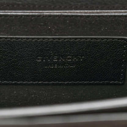 Givenchy Goatskin Suede Small GV3 Shoulder Bag Black 7 of 13