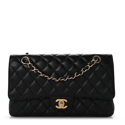 Chanel Caviar Quilted Medium Double Flap Black 1 of 10