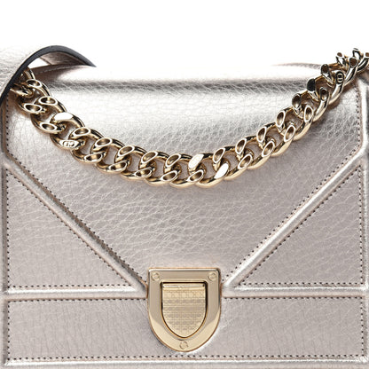 Christian Dior Metallic Grained Calfskin Small Diorama Flap Bag Copper 10 of 10