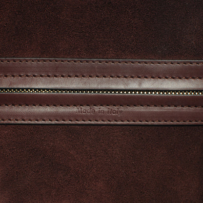 Celine Natural Calfskin Medium Phantom Luggage Burgundy 6 of 7