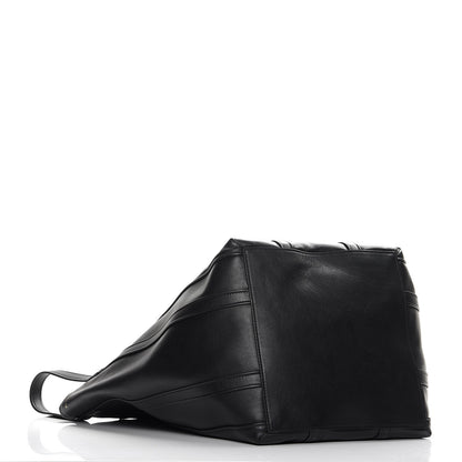 Balenciaga Calfskin Large Laundry Cabas Tote Black 5 of 10