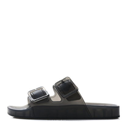 Balenciaga Technical Polyurethane Mallorca Slide Sandals 39 Black 1 of 6