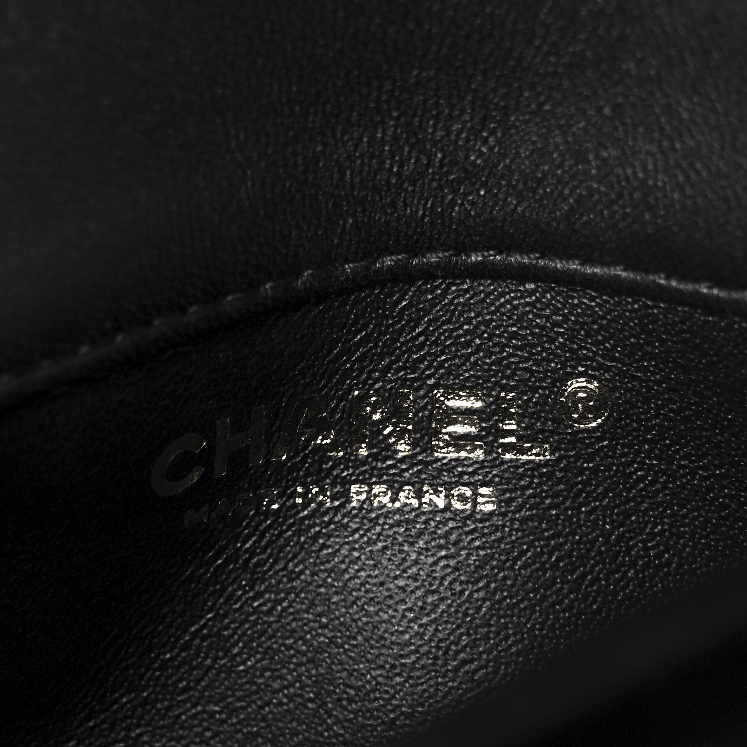 Chanel Lambskin Quilted Wood Mini Coco Handle Flap Black 6 of 12