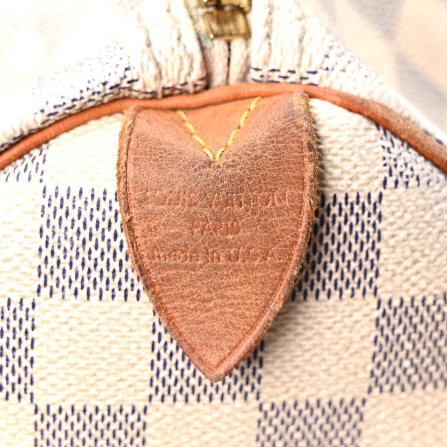 Louis Vuitton Damier Azur Speedy 35 6 of 9