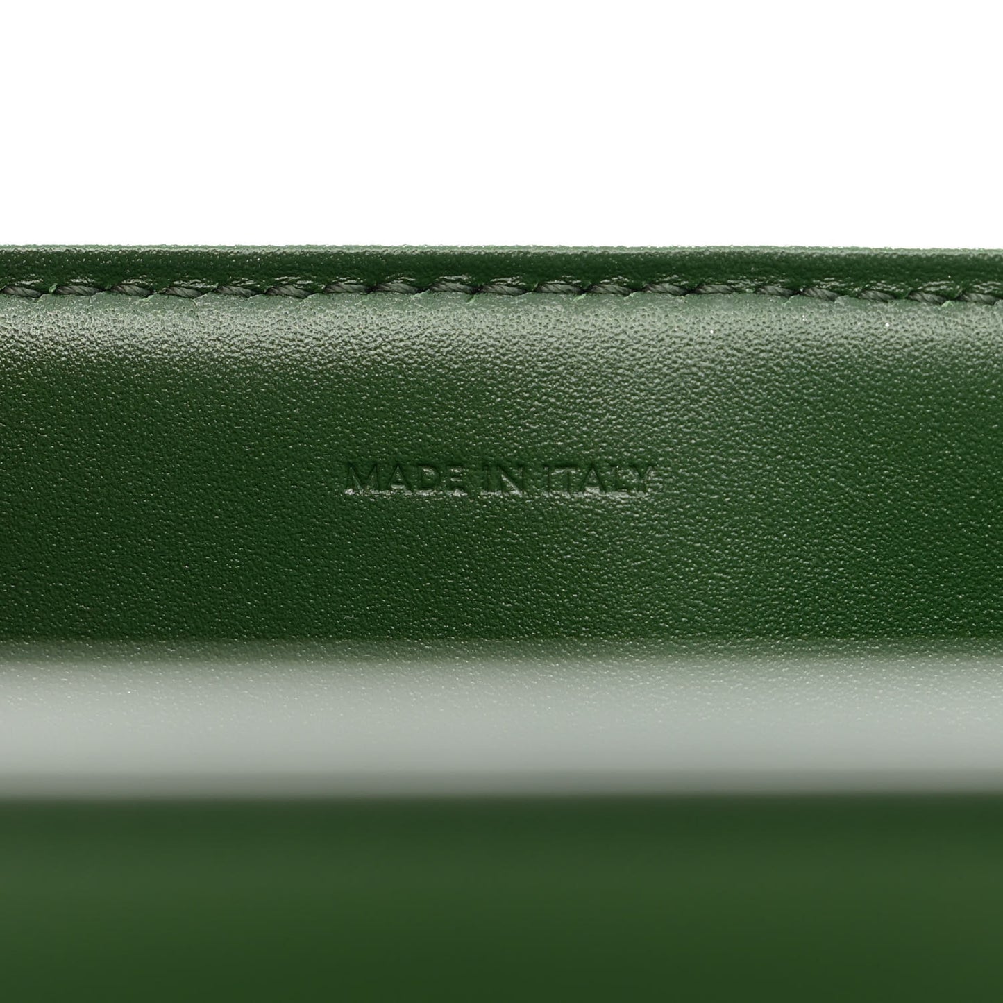 Satinated Calfskin Medium 16 Top Handle Bag Forest