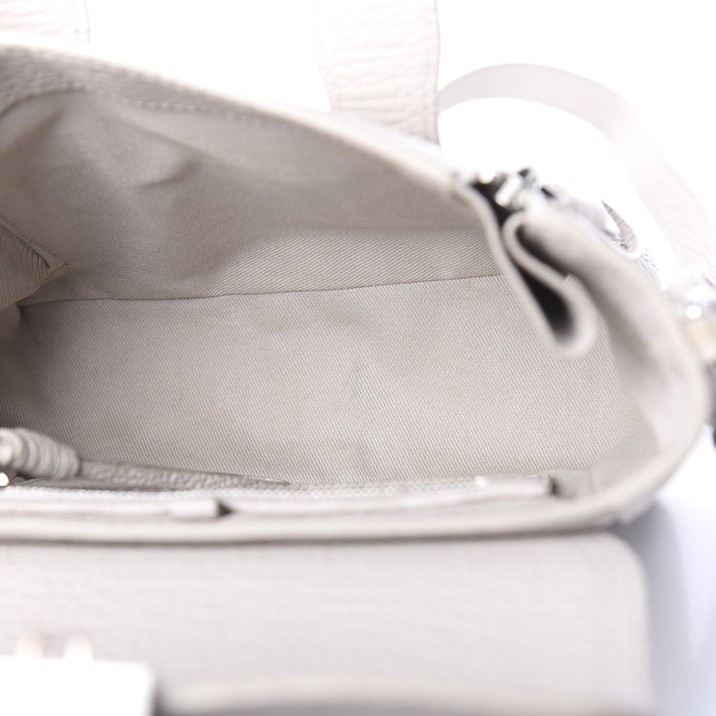 3.1 Textured Calfskin Mini Pashli Satchel Feather