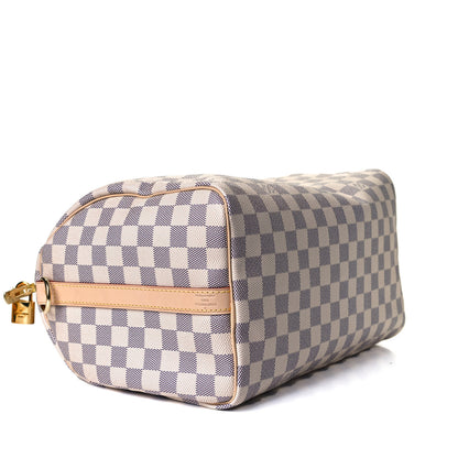 Louis Vuitton Damier Azur Speedy Bandouliere 30 9 of 10