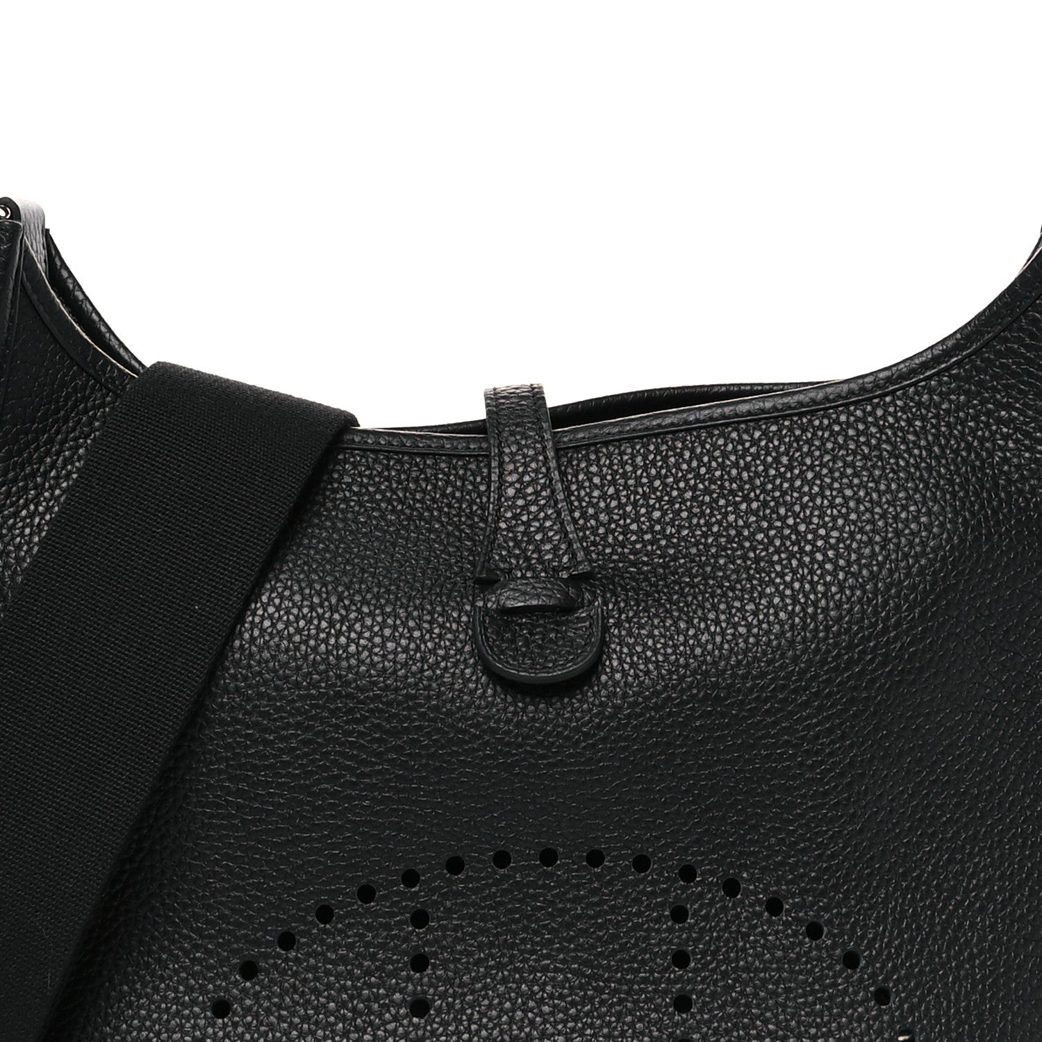 Hermes Taurillon Clemence Evelyne III PM Black 8 of 11