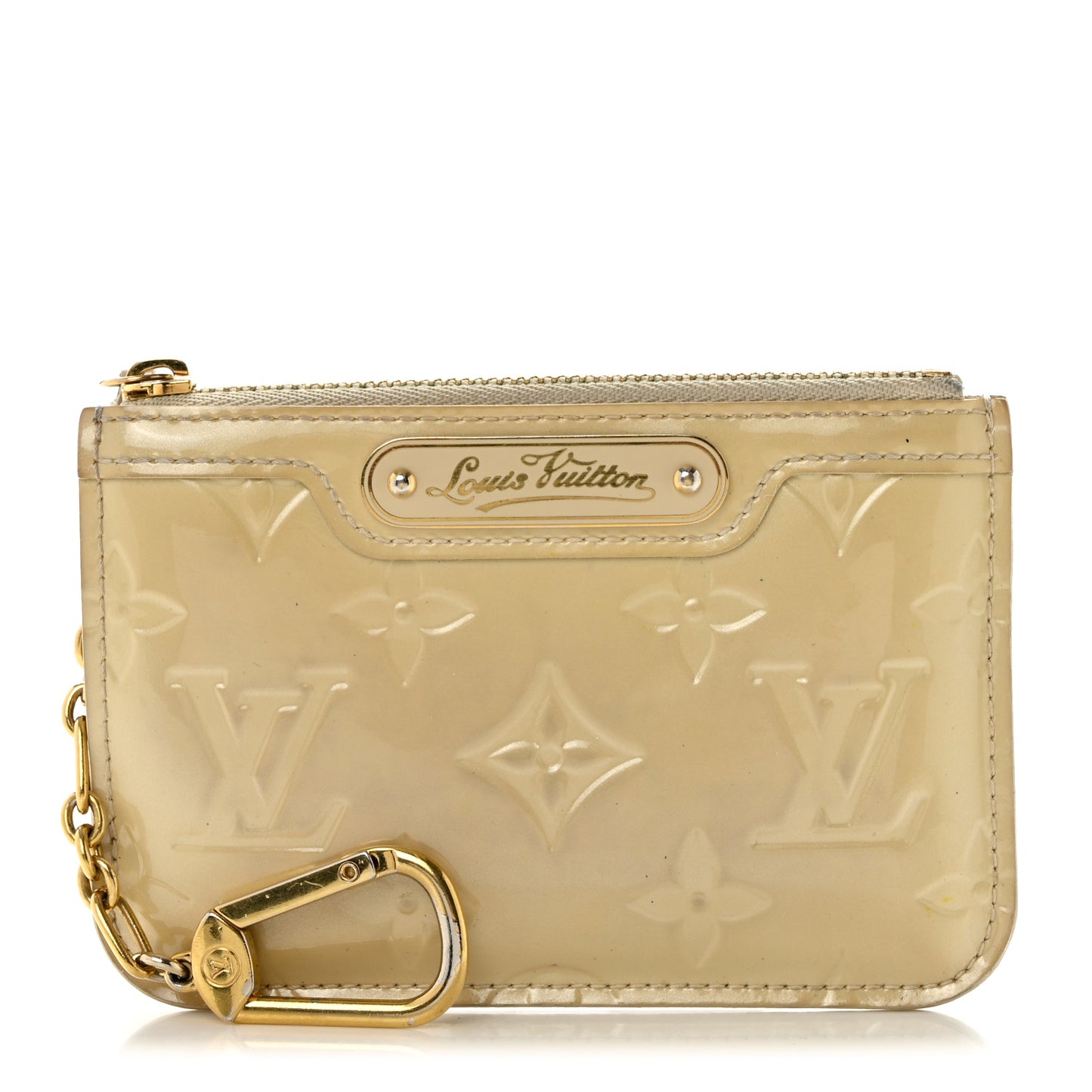 Vernis Key Pouch Blanc Corail