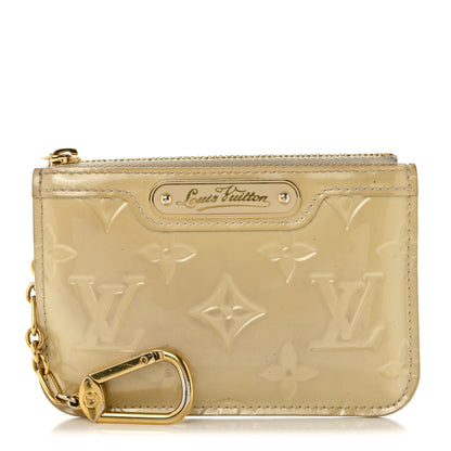 Louis Vuitton Vernis Key Pouch Blanc Corail 1 of 8