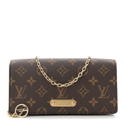 Louis Vuitton Monogram Lily Wallet On Chain 1 of 10