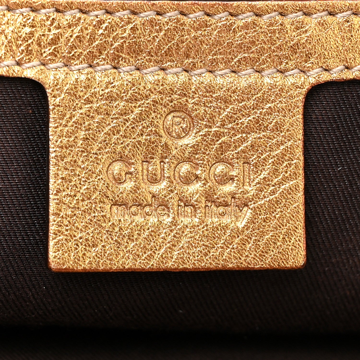 Gucci Metallic Guccissima Web Hobo Bronze 6 of 11