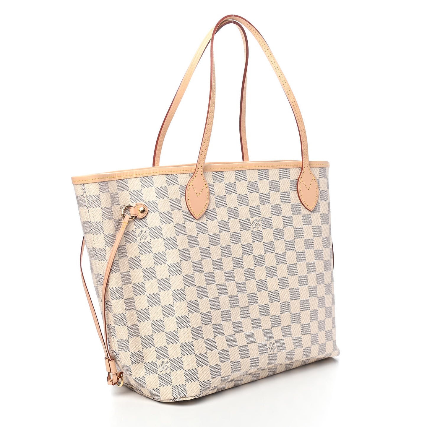 Damier Azur Neo Neverfull MM Rose Ballerine