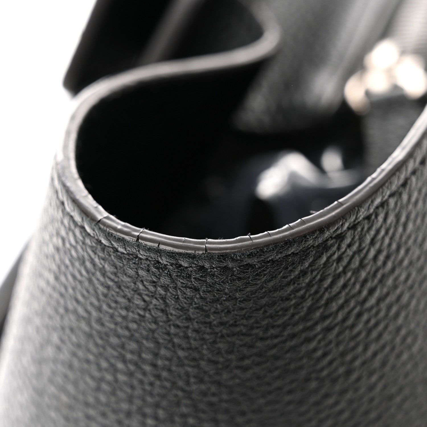 Celine Drummed Calfskin Mini Luggage Black 10 of 11
