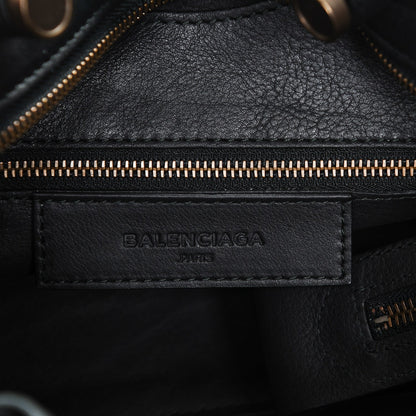 Balenciaga Veau Soyeux Perforated Blackout Hardware S City Black 6 of 6