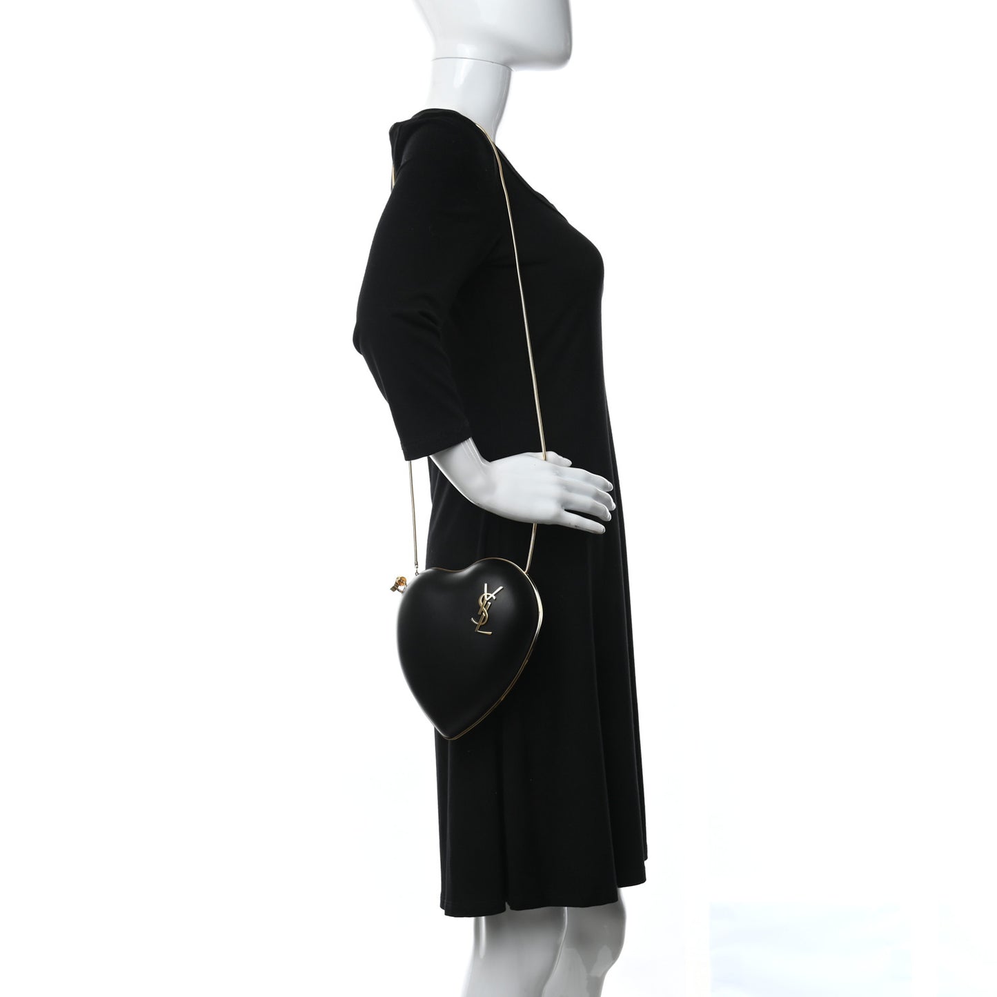 Calfskin Monogram Love Box Bag Black