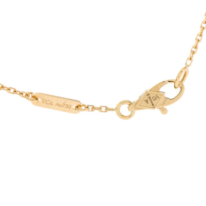 Van Cleef & Arpels 18K Yellow Gold Diamond Mini Frivole Bracelet 3 of 5