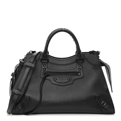 Balenciaga Grained Calfskin Black Hardware Neo Classic City Black 1 of 11