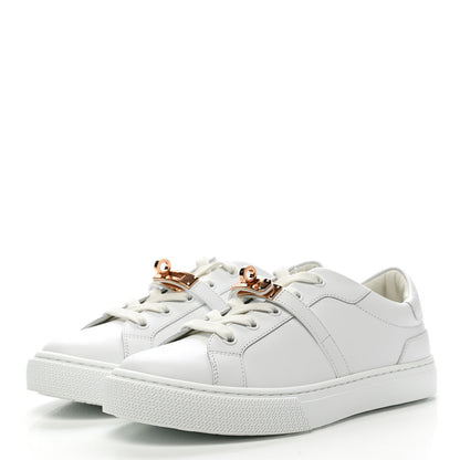 Hermes Calfskin Day Sneakers 37 White 3 of 9