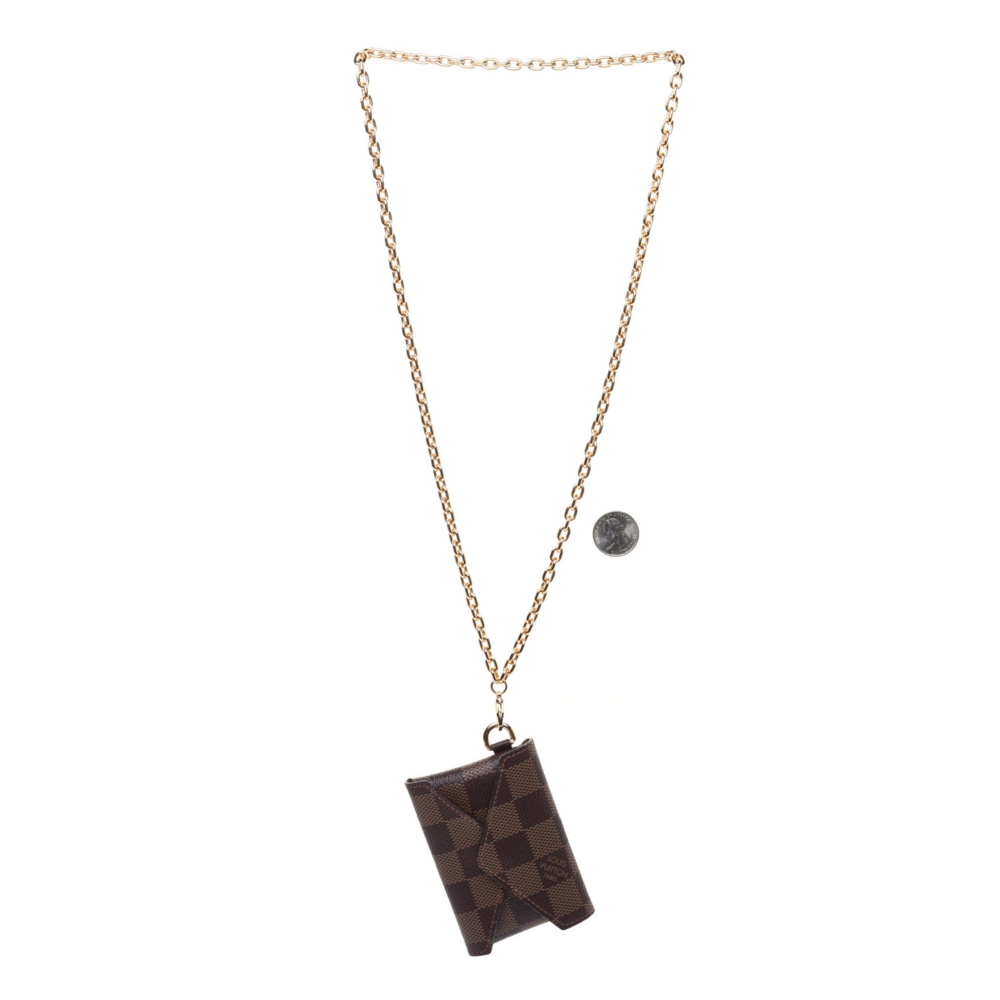 Damier Ebene Kirigami Necklace
