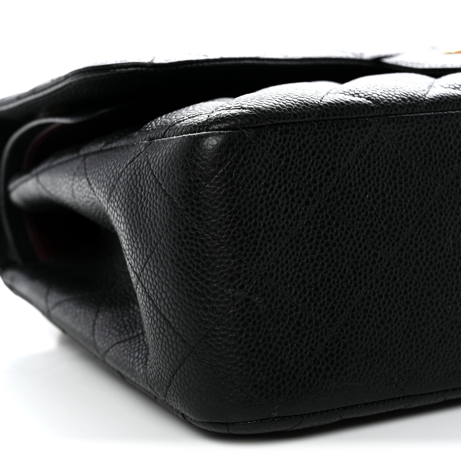 Chanel Caviar Quilted Jumbo Double Flap Black 9 of 11