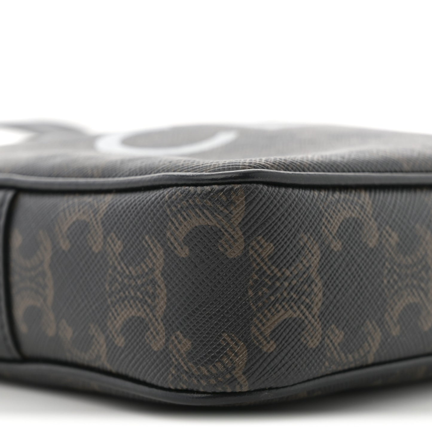 Triomphe Canvas Medium Messenger Bag Black