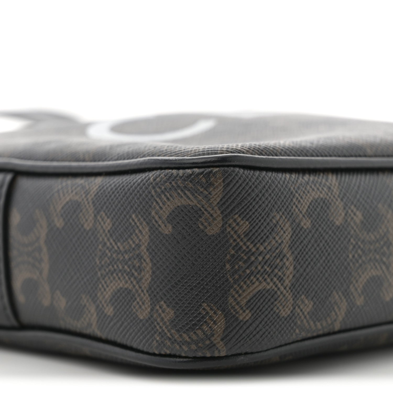 Celine Triomphe Canvas Medium Messenger Bag Black 9 of 10