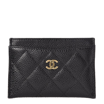 Chanel Caviar Quilted Card Holder Black 1 of 9