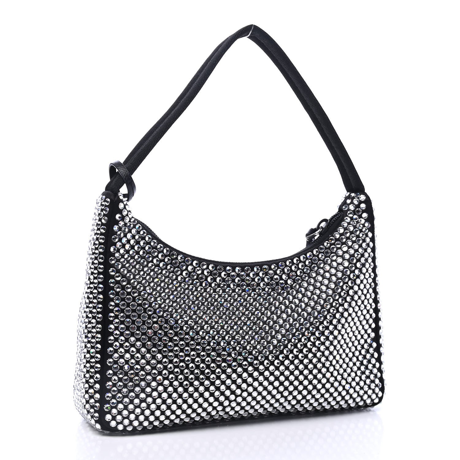 Prada Satin Crystal Mini Re-Edition 2000 Bag Cristal 2 of 4