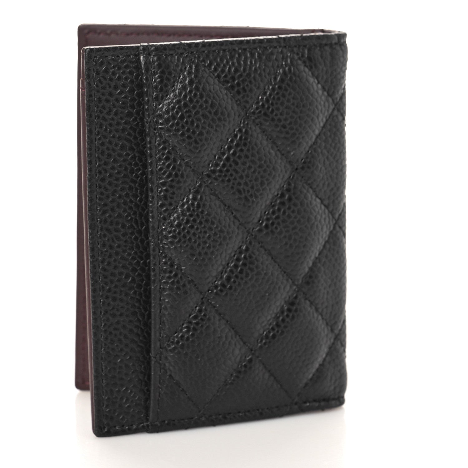 Chanel Caviar Quilted Card Holder Wallet Black 3 of 9