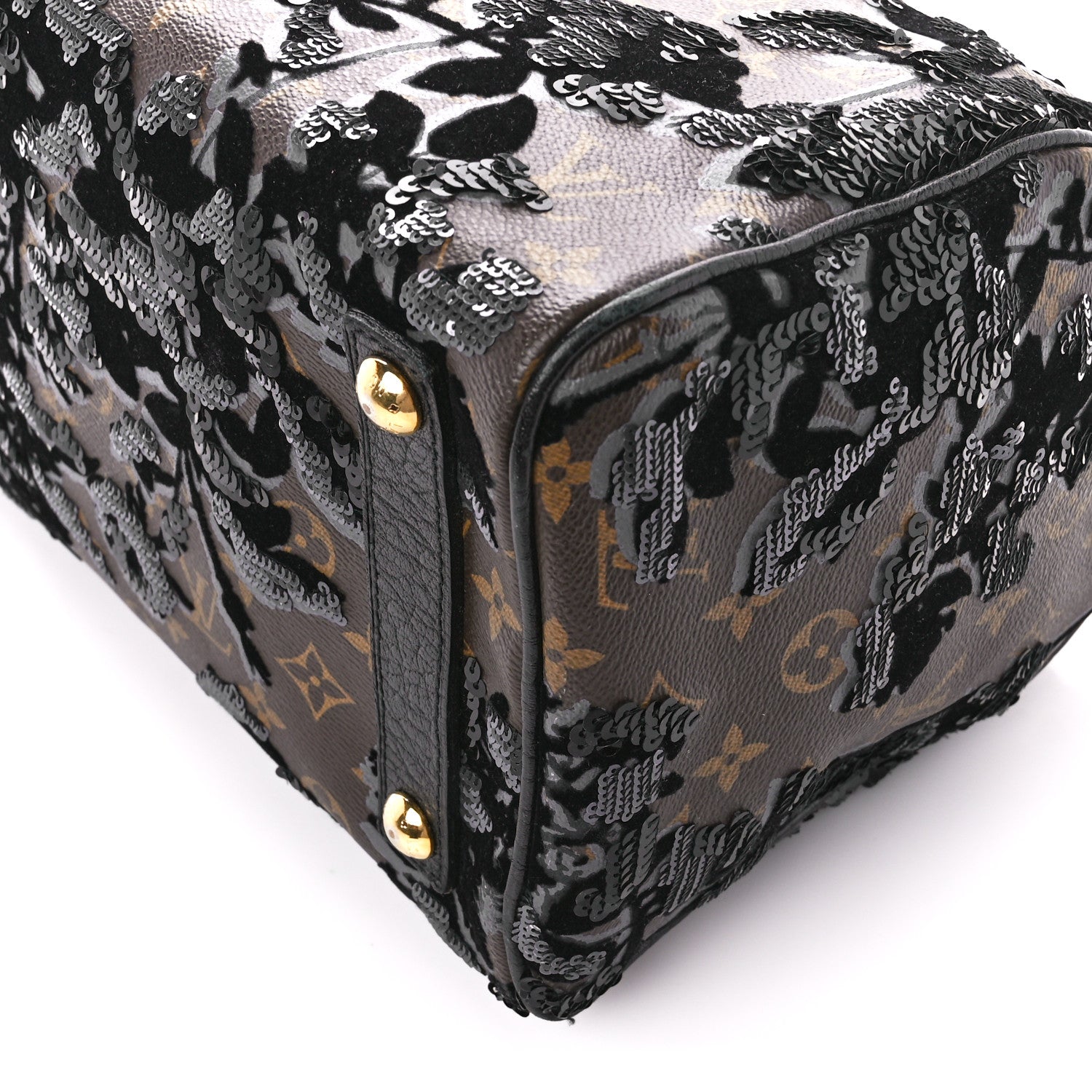 Louis Vuitton Monogram Fleur De Jais Sequins Speedy 30 11 of 15