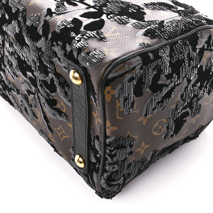 Louis Vuitton Monogram Fleur De Jais Sequins Speedy 30 11 of 15