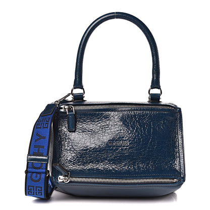 Givenchy Patent Lambskin 4G Small Pandora Blue 1 of 11