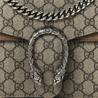 Gucci GG Supreme Monogram Small Dionysus Shoulder Bag Taupe 8 of 11
