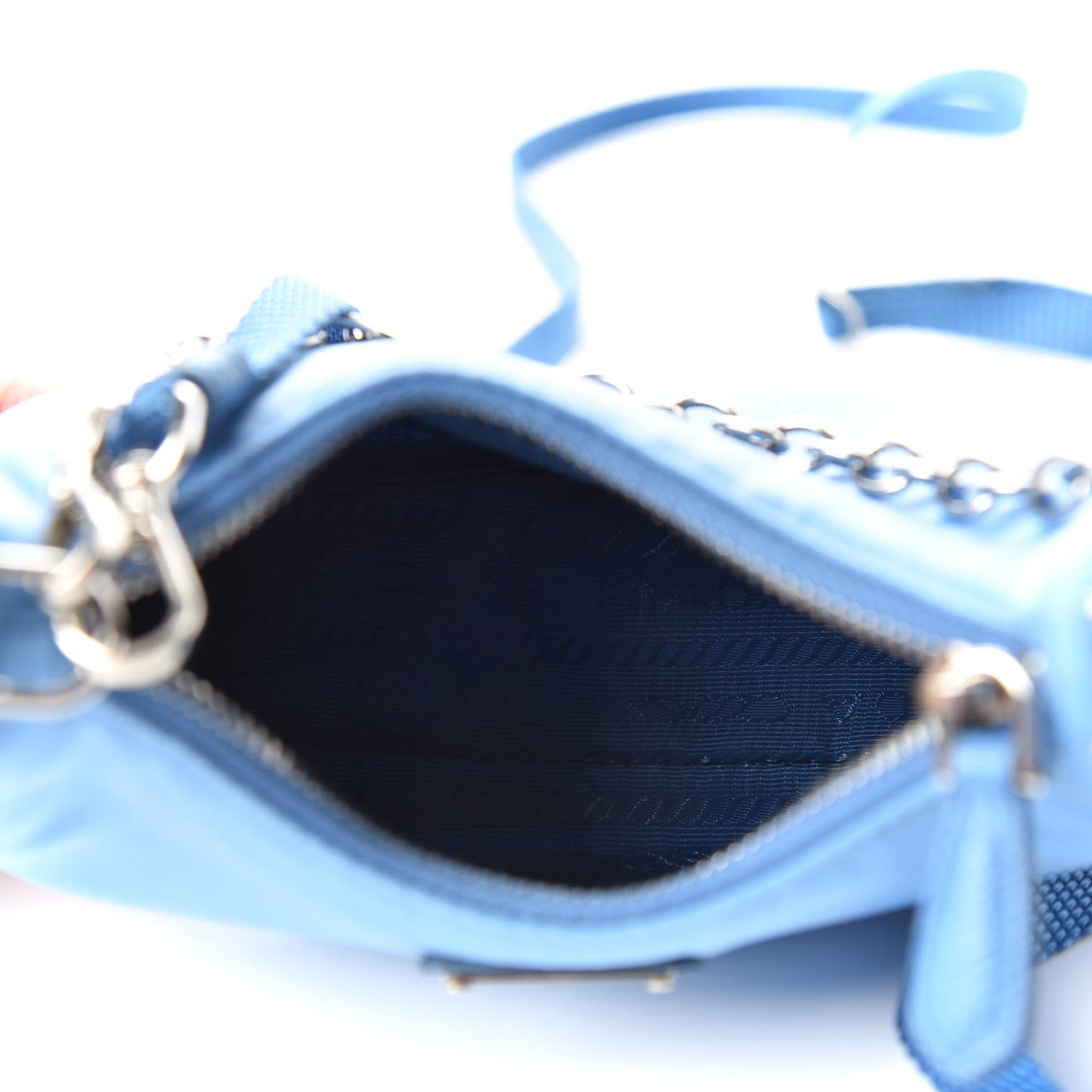 Tessuto Nylon Saffiano Mini Re-Edition 2000 Shoulder Bag Pervinca