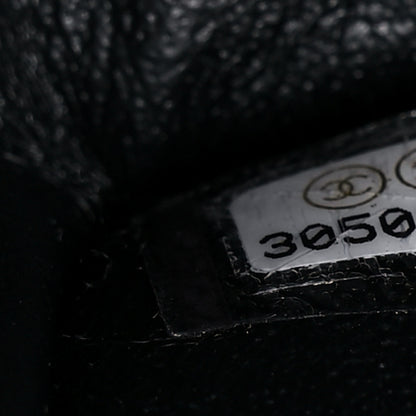 Chanel Tweed Quilted Tartan Medium Double Flap Black White 6 of 8