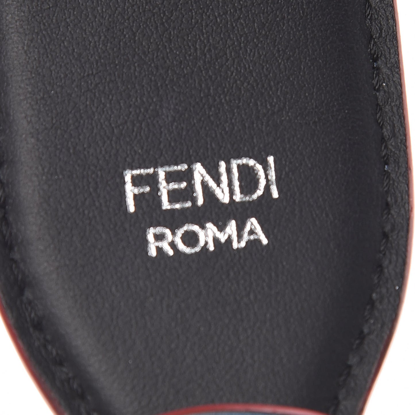 Vitello Century Elaphe Open Your Heart Bi-Color Strap You Balena Black