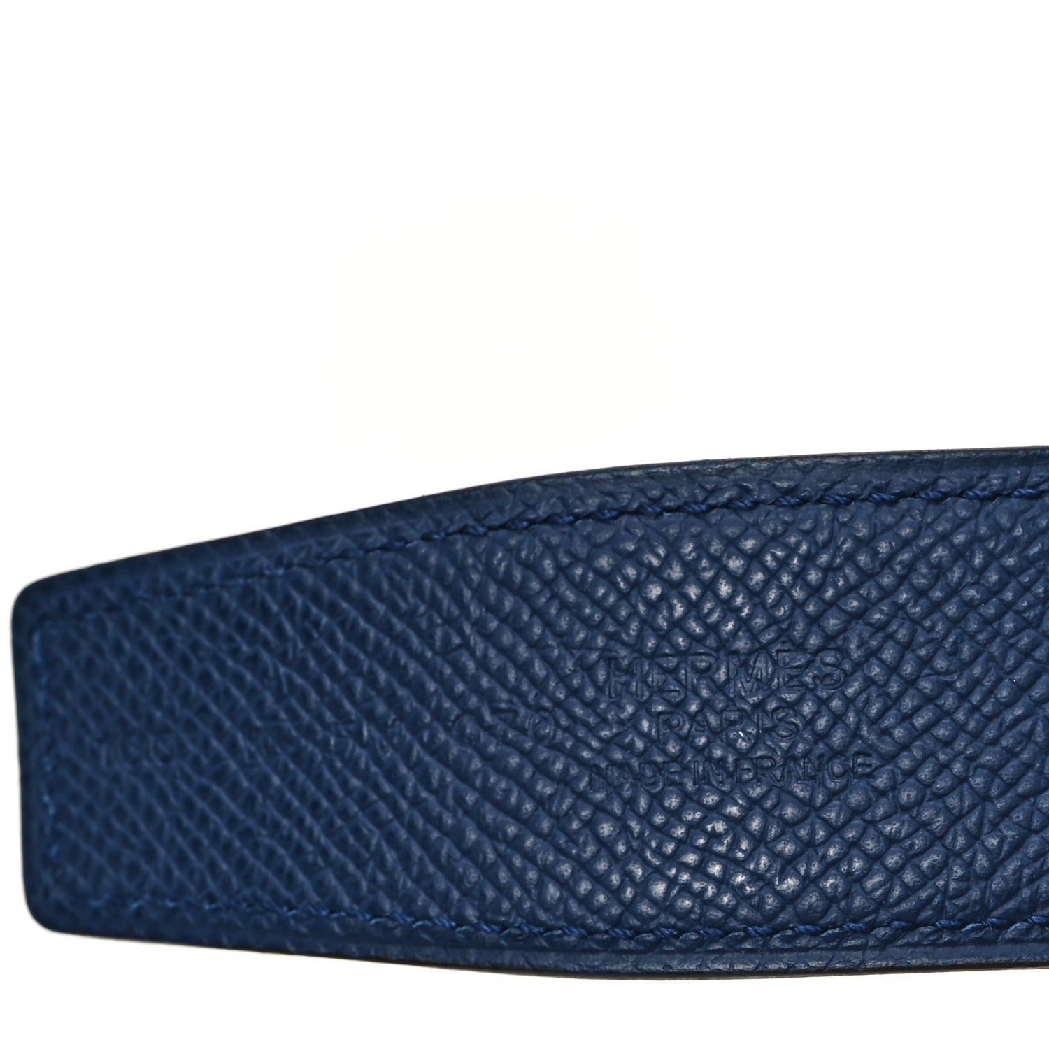 Hermes Epsom 32mm Belt Strap 100 40 Bleu Agate Bleu de Prusse 3 of 5