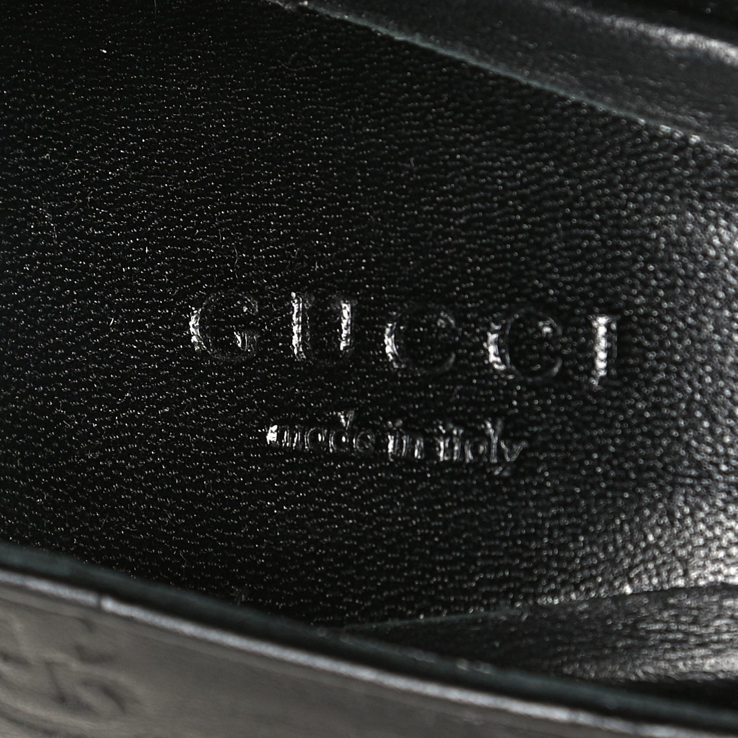 Gucci Guccissima GG Peep Toe Heels 36 Black 5 of 7