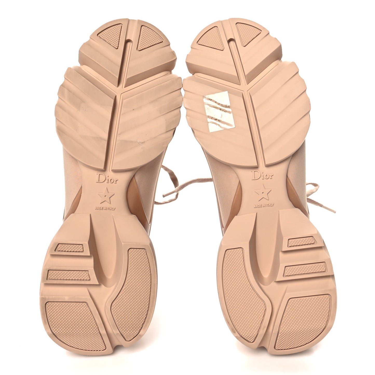 Neoprene Rubber Womens D-Connect Sneakers 37 Nude
