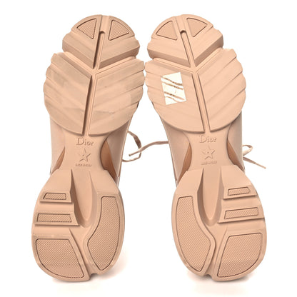 Christian Dior Neoprene Rubber Womens D-Connect Sneakers 37 Nude 6 of 9