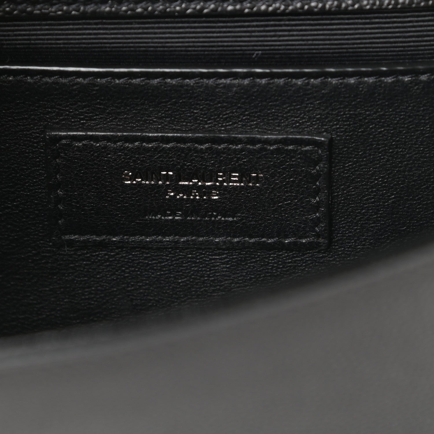 Saint Laurent Grain De Poudre Small Monogram Kate Satchel Black 6 of 11