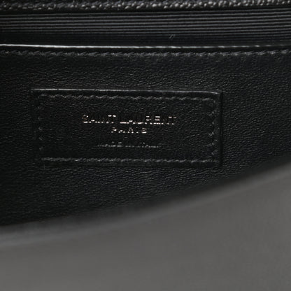 Saint Laurent Grain De Poudre Small Monogram Kate Satchel Black 6 of 11