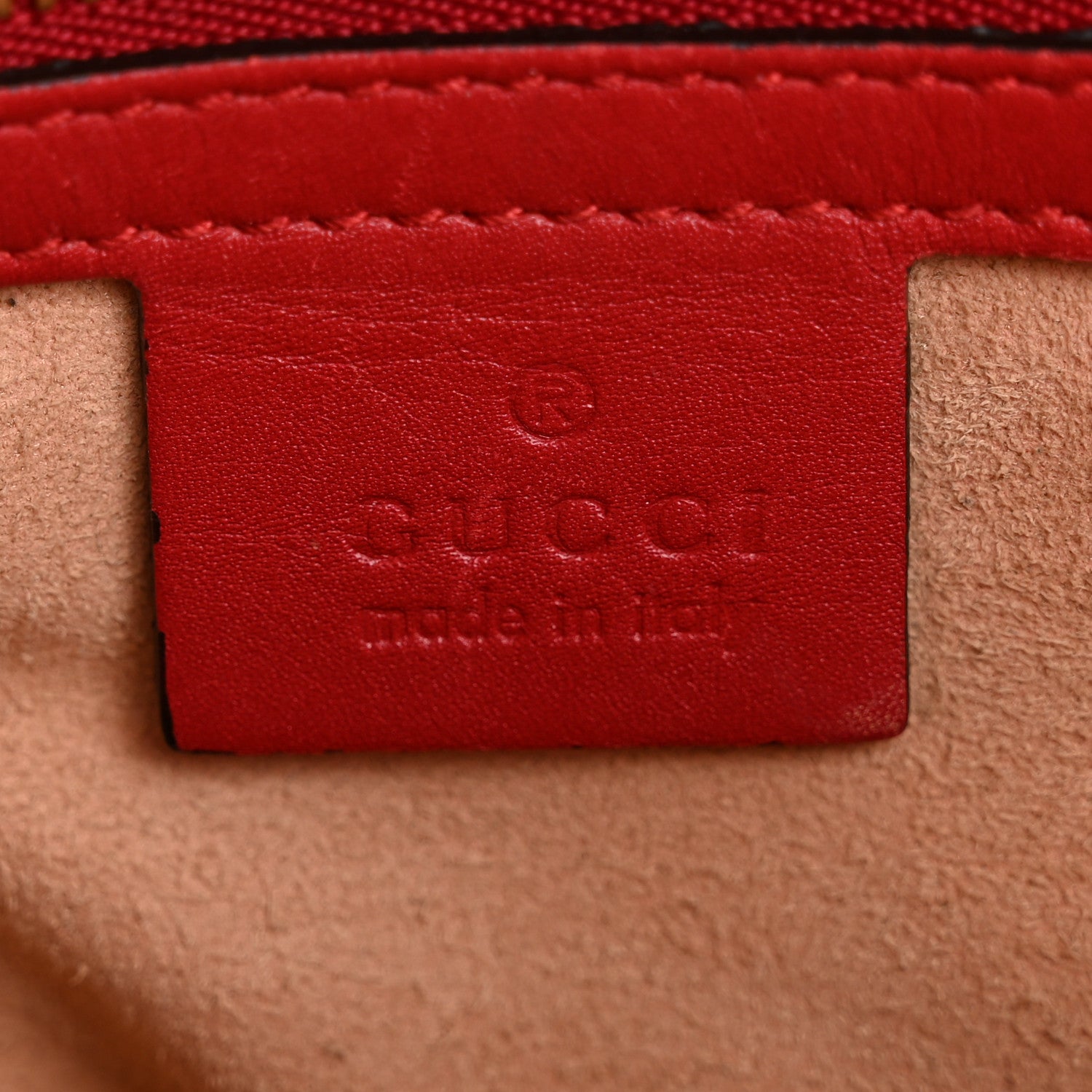 Gucci Soft Guccissima Signature Top Handle Tote Bag Red 6 of 15