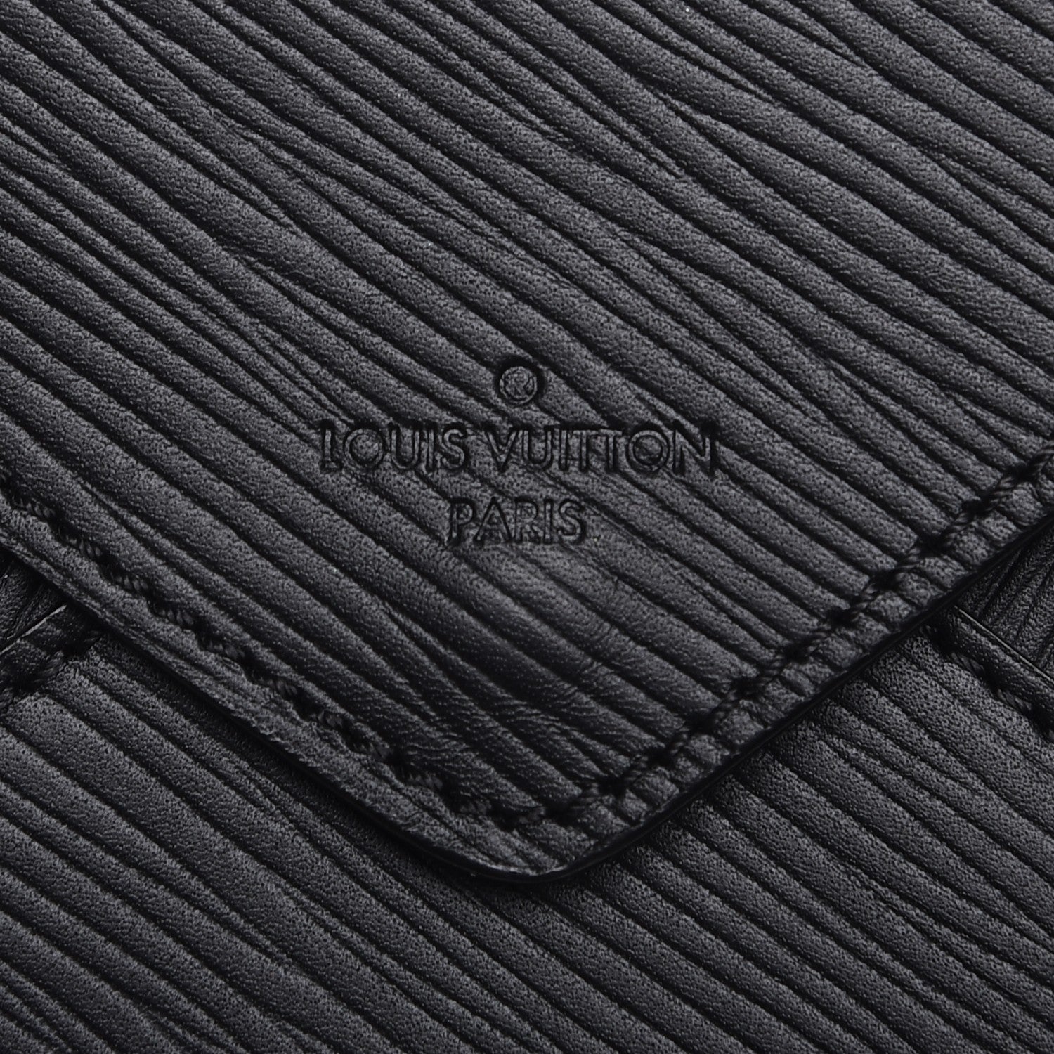 Louis Vuitton Epi Envelope Pouch Black 6 of 6