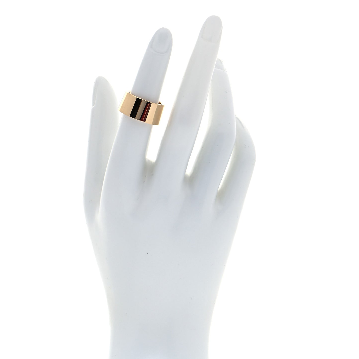 18K Yellow Gold 10mm Wide LOVE Ring 51 5.75
