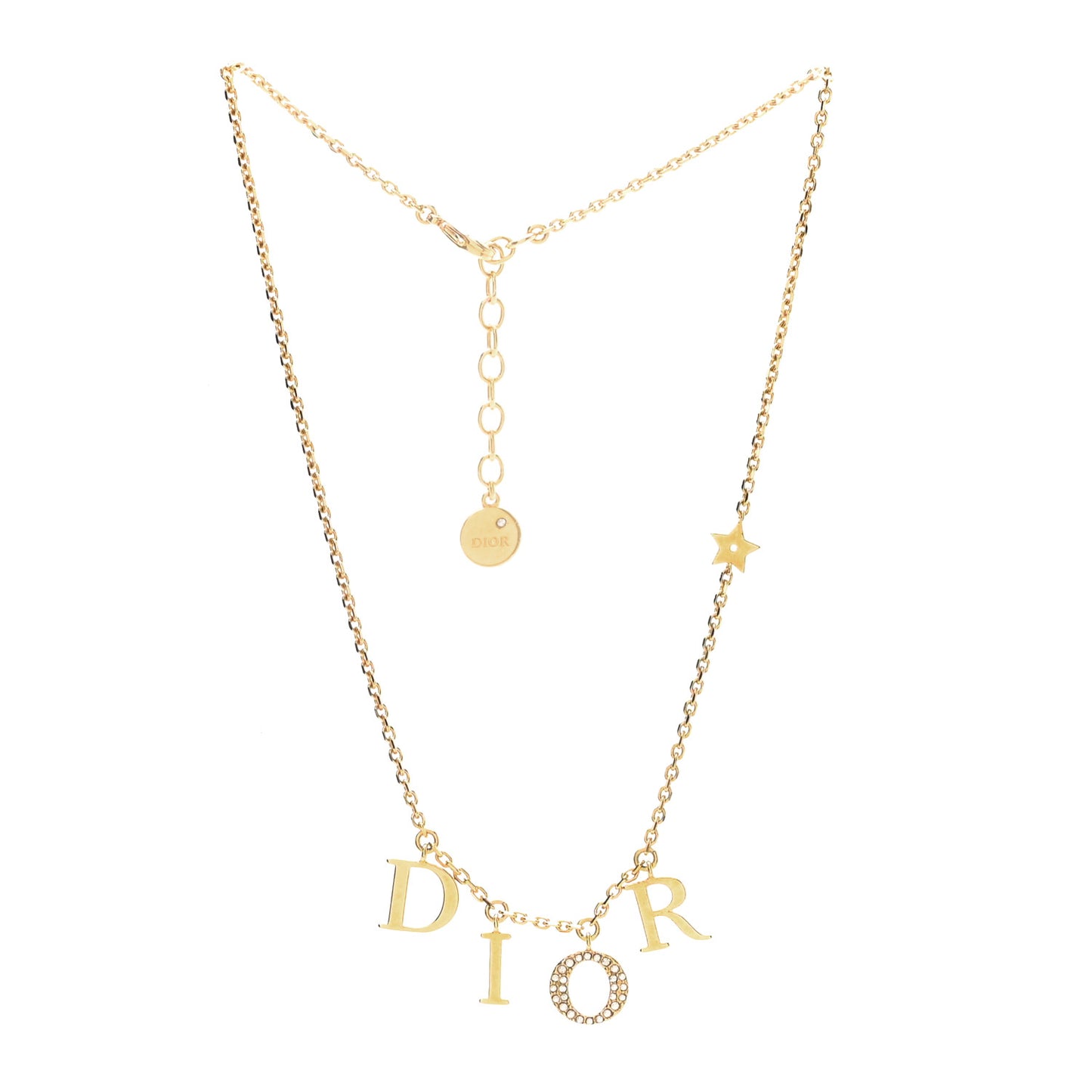 Crystal Dio(r)evolution Necklace Gold