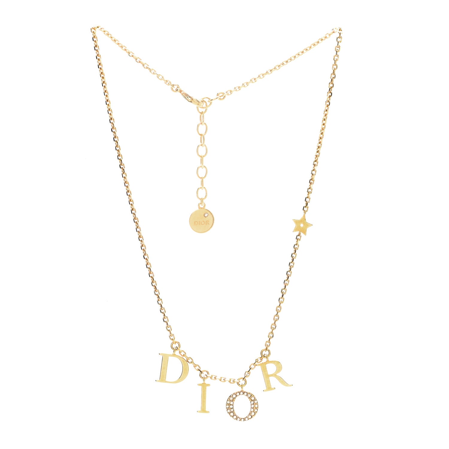 Christian Dior Crystal Dio(r)evolution Necklace Gold 3 of 4