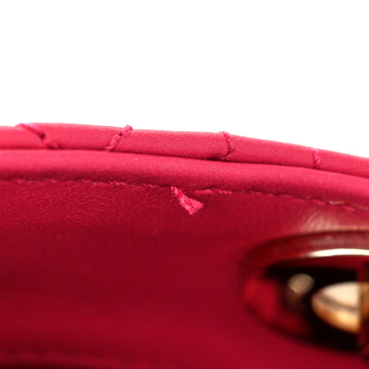 Christian Dior Lambskin Cannage Micro Lady Dior Bright Pink 6 of 9
