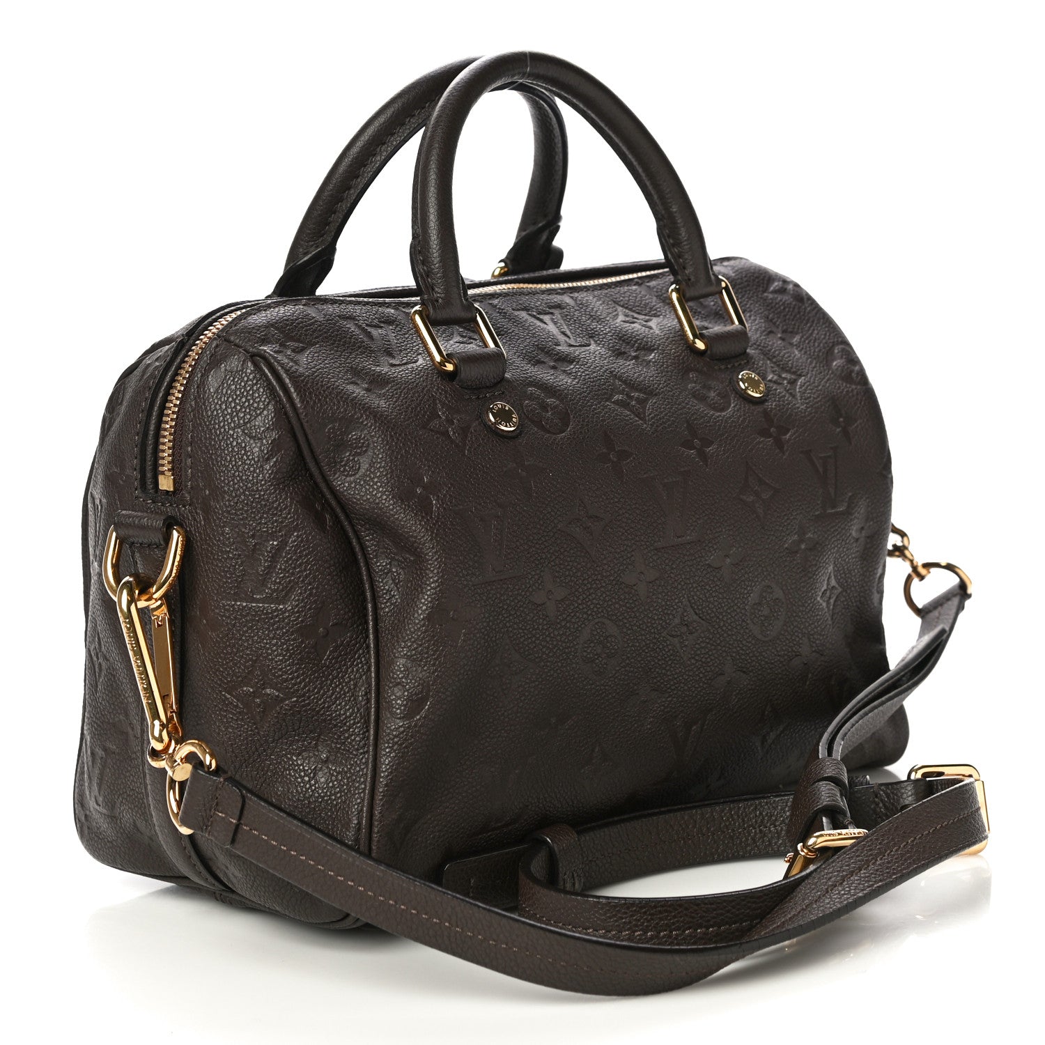 Louis Vuitton Empreinte Speedy Bandouliere 25 Chocolate 3 of 12